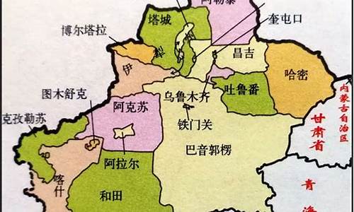 新疆地图_新疆地图高清全图