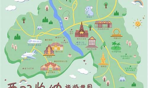 云南旅游路线图手绘简单_云南旅游路线图手绘简单图片